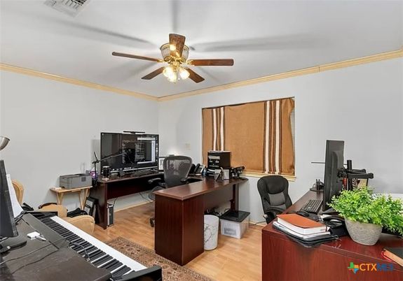 Home Office, Interior, Wood Texture Flooring
