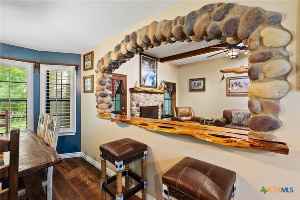 Fireplace, Interior, Wood Texture Flooring