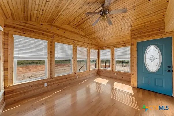 Empty room, Interior, Wooden Ceilings, Wood Texture Flooring, Wooden Walls