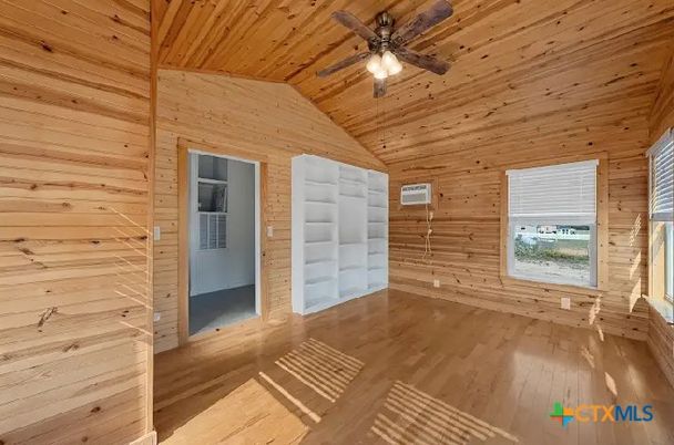 Empty room, Interior, Wooden Ceilings, Wood Texture Flooring, Wooden Walls
