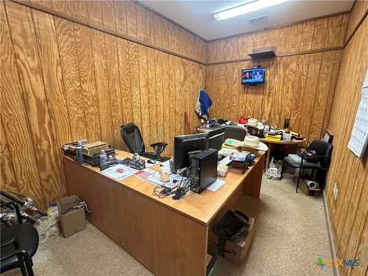 Home Office, Interior, Wooden Walls