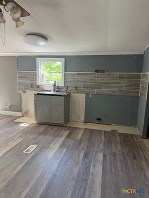 Interior, Kitchen, Wood Texture Flooring