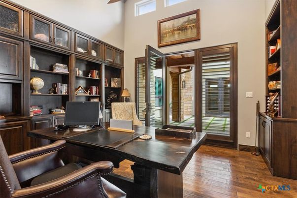 Home Office, Interior, Wood Texture Flooring