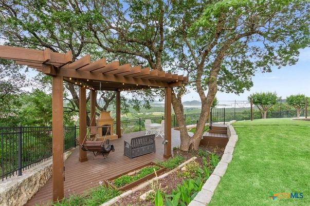 Backyard, Exterior, Fireplace