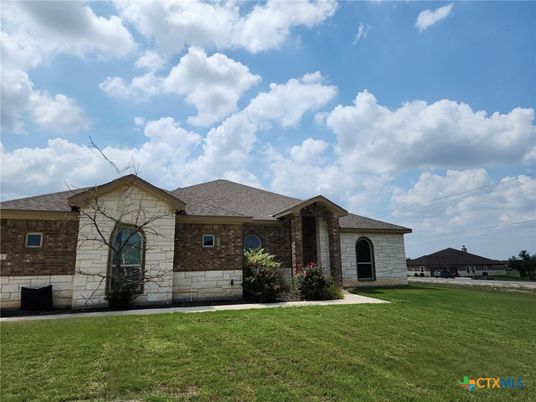 Backyard, Exterior, Facade, Brick Traditional