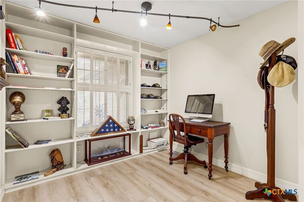 Home Office, Interior, Wood Texture Flooring