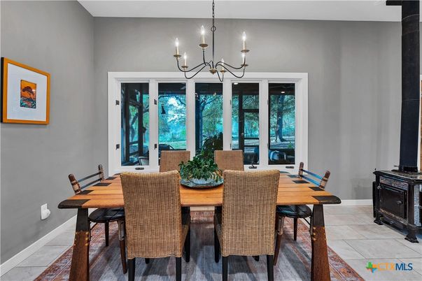 Chandelier, Dining room, Interior