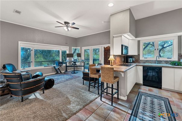 Dining room, Interior, Kitchen, Recessed Lighting