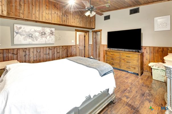 Bedroom, Interior, Wooden Ceilings, Wood Texture Flooring, Wooden Walls
