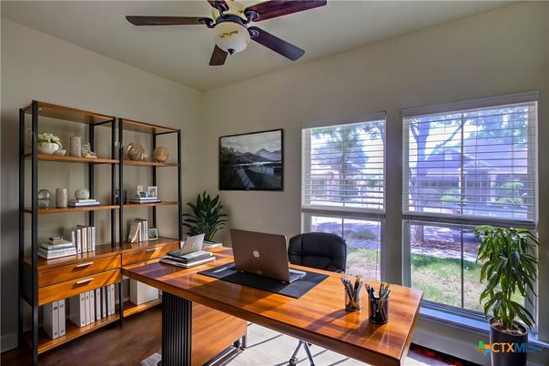 Home Office, Interior, Wood Texture Flooring
