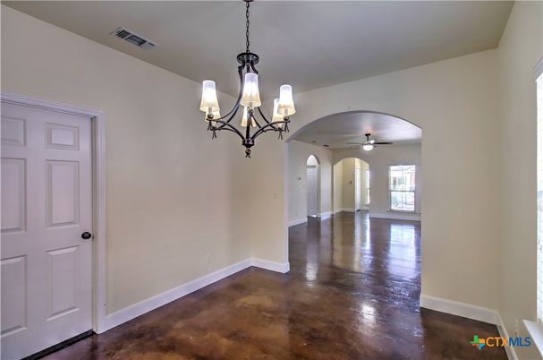 Chandelier, Empty room, Interior, Wood Texture Flooring