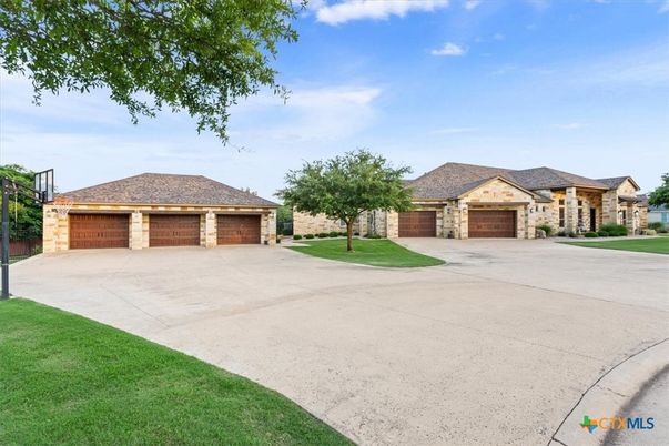 Attached, Backyard, Exterior, Facade, Brick Facade, French Provincial
