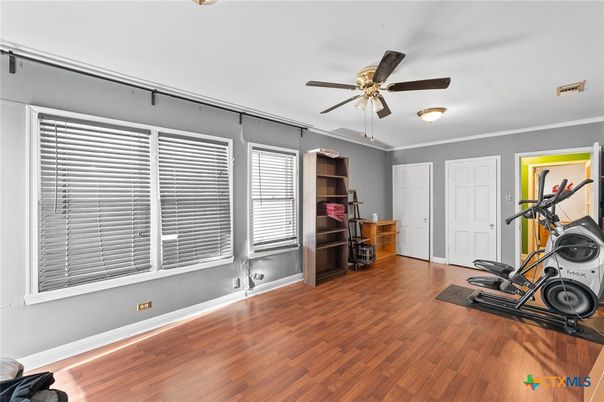 Fitness Equipment, Interior, Wood Texture Flooring