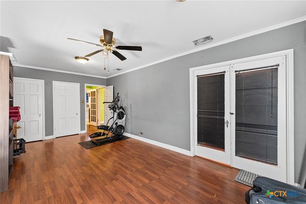 Fitness Equipment, Interior, Wood Texture Flooring