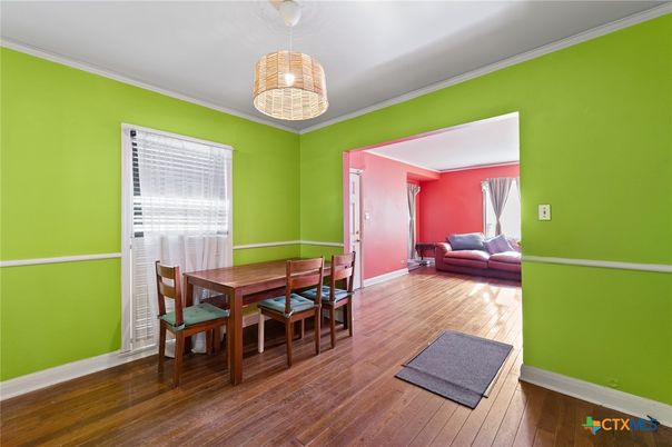 Dining room, Interior, Wood Texture Flooring