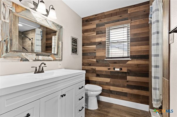 Bathroom, Interior, Wood Texture Flooring, Wooden Walls