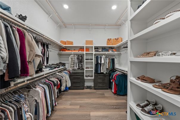 Interior, Recessed Lighting, Walk-in Closets, Wood Texture Flooring