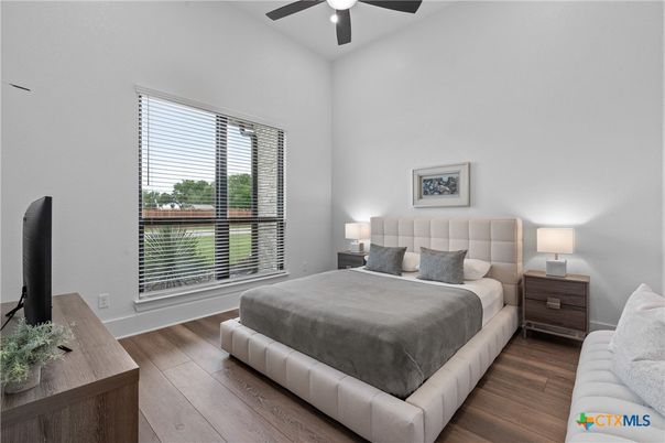 Bedroom, Interior, Wood Texture Flooring