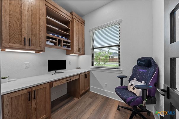 Home Office, Interior, Wood Texture Flooring