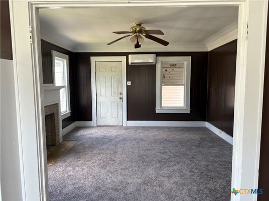Empty room, Fireplace, Interior