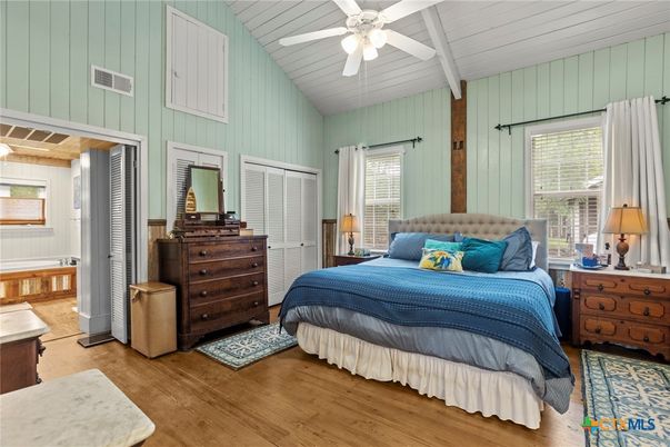 Bedroom, Interior, Wood Texture Flooring