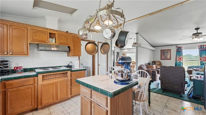 Interior, Kitchen, Tile Countertops