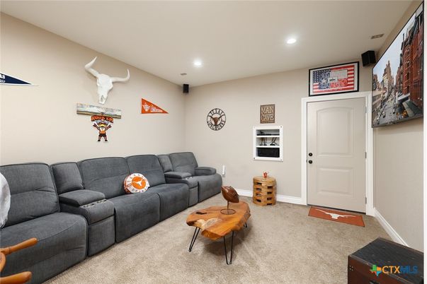 Interior, Living room, Recessed Lighting