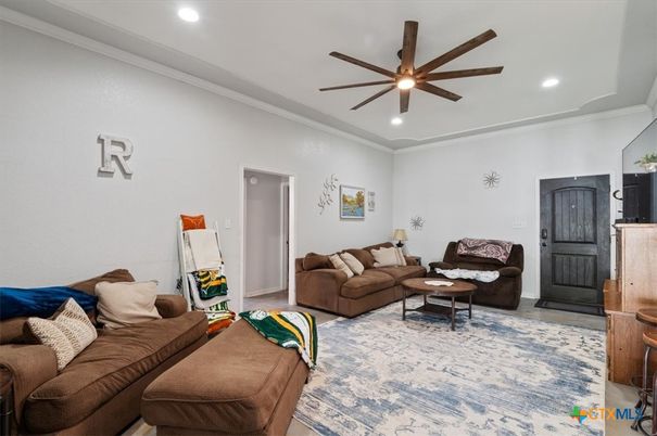 Interior, Living room, Recessed Lighting