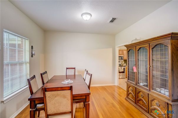 Dining room, Interior, Wood Texture Flooring