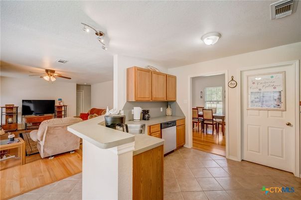 Dining room, Interior, Kitchen, Living room, Wood Texture Flooring