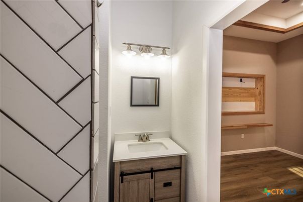 Bathroom, Interior, Wood Texture Flooring