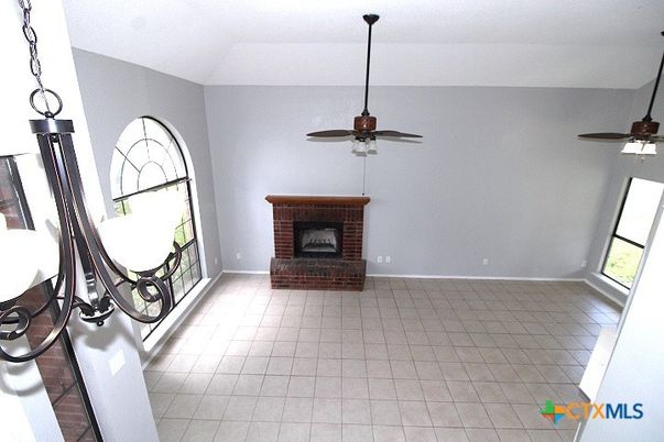 Empty room, Fireplace, Interior