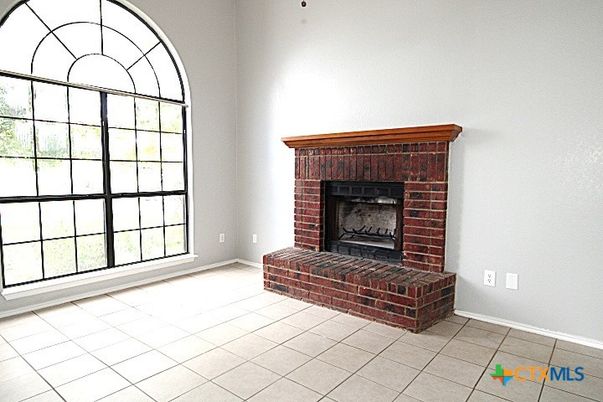 Empty room, Fireplace, Interior