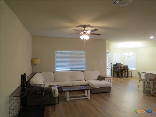 Chandelier, Dining room, Interior, Living room, Recessed Lighting, Wood Texture Flooring