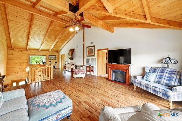 Fireplace, Interior, Living room, Wooden Beams, Wooden Ceilings, Wood Texture Flooring, Wooden Walls