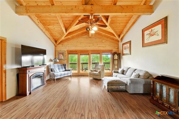 Fireplace, Interior, Living room, Wooden Beams, Wooden Ceilings, Wood Texture Flooring, Wooden Walls