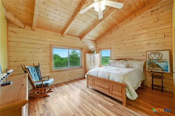 Bedroom, Interior, Wooden Ceilings, Wood Texture Flooring, Wooden Walls