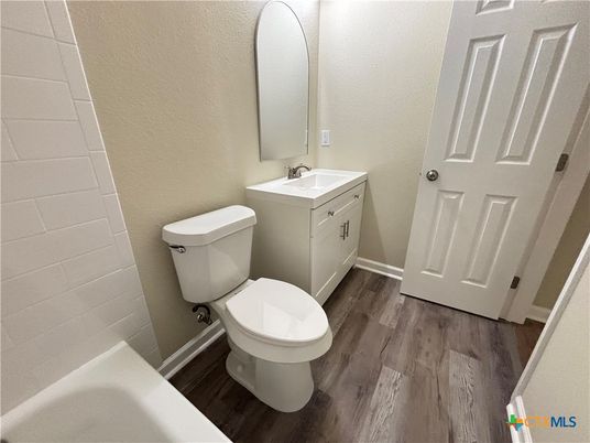 Bathroom, Interior, Wood Texture Flooring