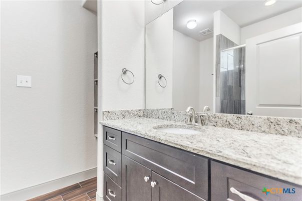 Bathroom, Interior, Wood Texture Flooring