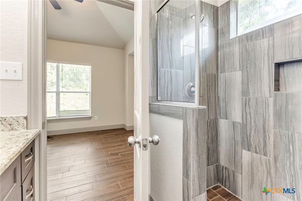 Bathroom, Interior, Wood Texture Flooring