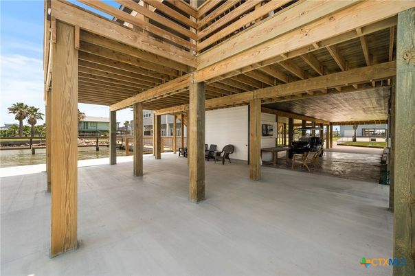 Exterior, Water, Wooden Beams