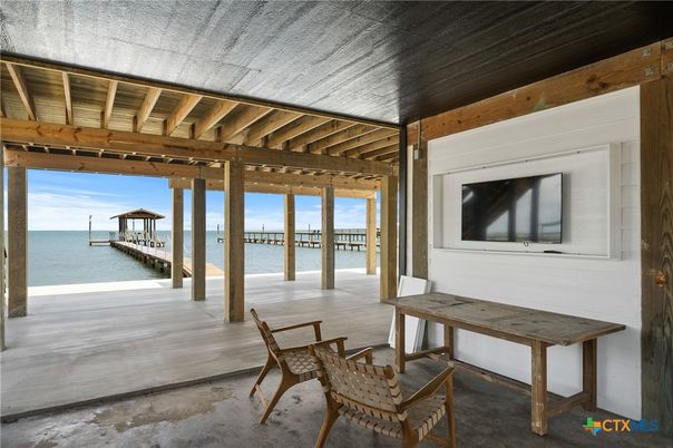 Interior, Water, Wooden Beams