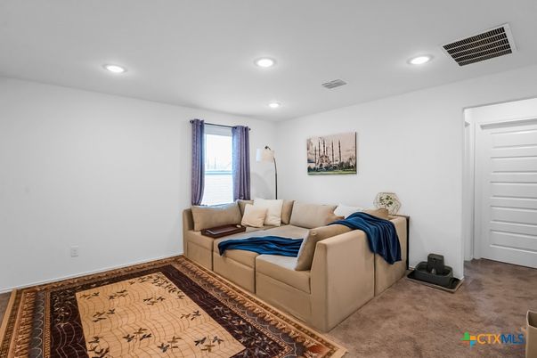 Interior, Living room, Recessed Lighting