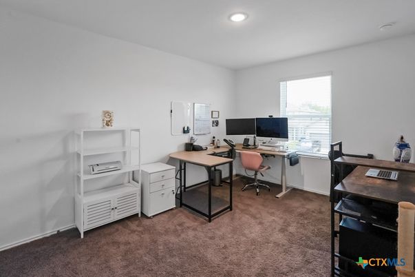 Home Office, Interior, Recessed Lighting