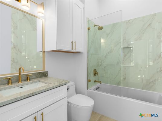 Bathroom, Glass Shower, Interior, Marble Walls