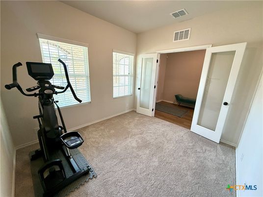 Fitness Equipment, Interior, Wood Texture Flooring