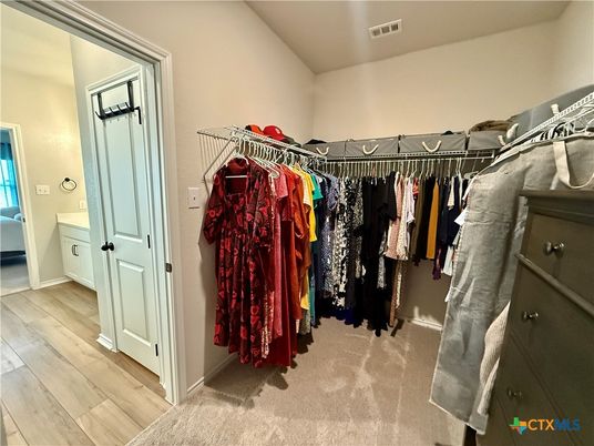 Interior, Walk-in Closets, Wood Texture Flooring