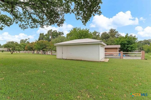 Backyard, Detached Garage, Exterior