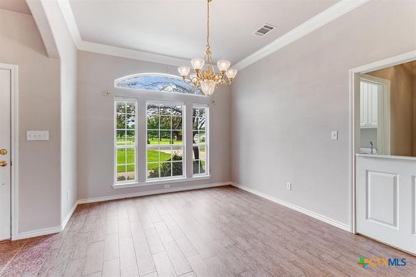 Chandelier, Empty room, Interior, Wood Texture Flooring