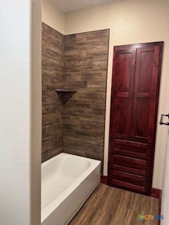 Bathroom, Interior, Wood Texture Flooring
